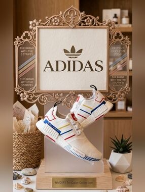 💙NIB Adidas NMD_R1 Olympic Pack White Tokyo 2020 - Size 7💙